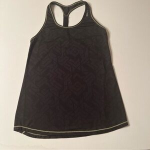 EUC‎ Reebok Women's Black Athletic Racerback Tank Top Size M 🔥 (T)